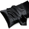 QUEEN BLACK SILK PILLOWCASE - Hair Fam